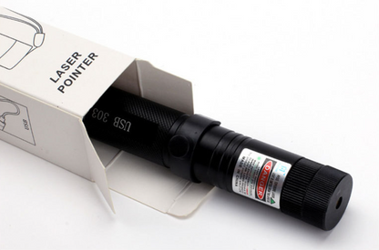 Zelara-Power Laserpointer 303 - Wiederaufladbarer sichtbarer USB-Laserpointer mit hoher Leistung