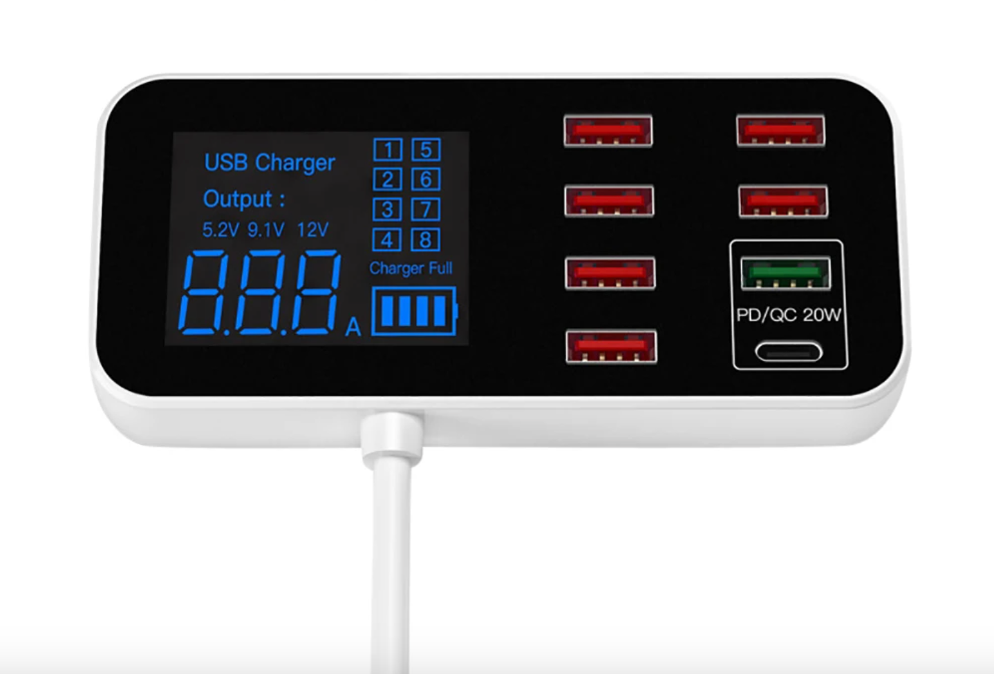 Zelara™ Multi-USB-Ladegerät | Schnellladegerät für Netzteil