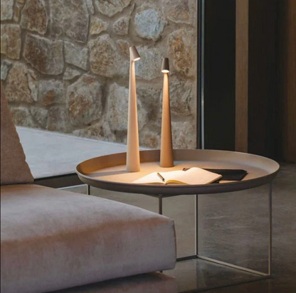 Zelara am Schreibtisch LED Nordlicht – 3 Intensitäten, kabelloses skandinavisches Design