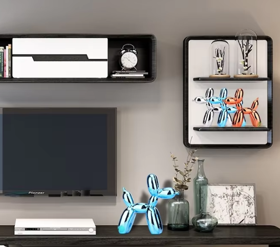 PawZilla Ballon-Hund-Skulptur – Verspieltes Wohndekor aus Harz