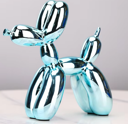 PawZilla Ballon-Hund-Skulptur – Verspieltes Wohndekor aus Harz