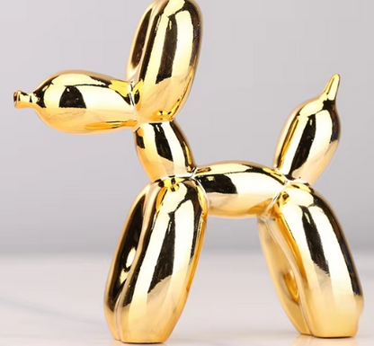 PawZilla Ballon-Hund-Skulptur – Verspieltes Wohndekor aus Harz