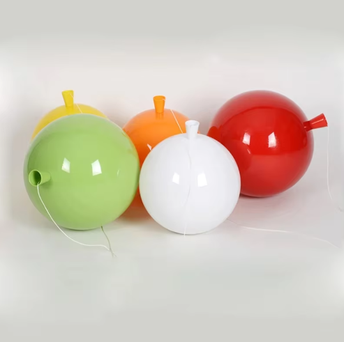 Moderne bunte Ballon-Wandleuchte – Kreative LED Wandlampe mit Zugschalter für Schlafzimmer