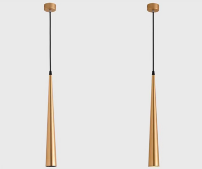 Moderne LED-Pendelleuchte – Dimmbarer Aluminium-Kegel