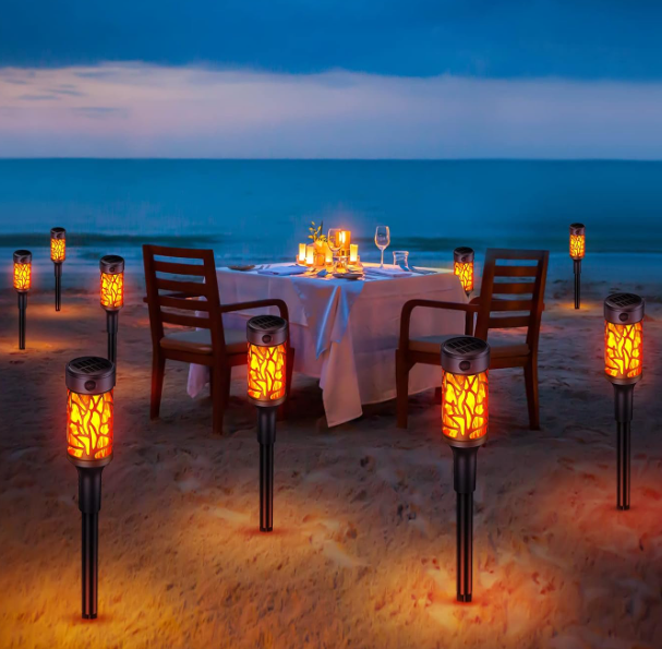 SolarFlame | Solar LED Fackel – Flackerndes Licht