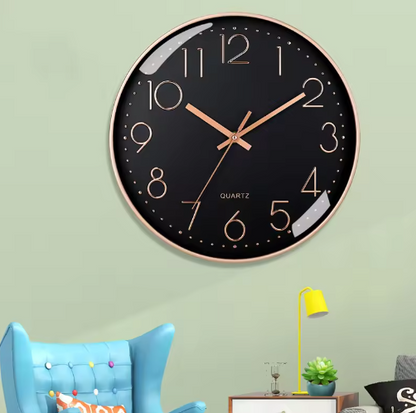 PureTime | 8 Zoll Wanduhr – Geräuschlos &amp; Präzise