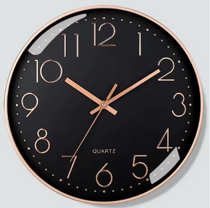 PureTime | 8 Zoll Wanduhr – Geräuschlos &amp; Präzise