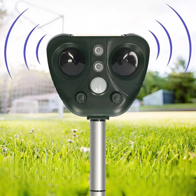 Ultrasonic Vogelvertreiber, Solarbetrieben