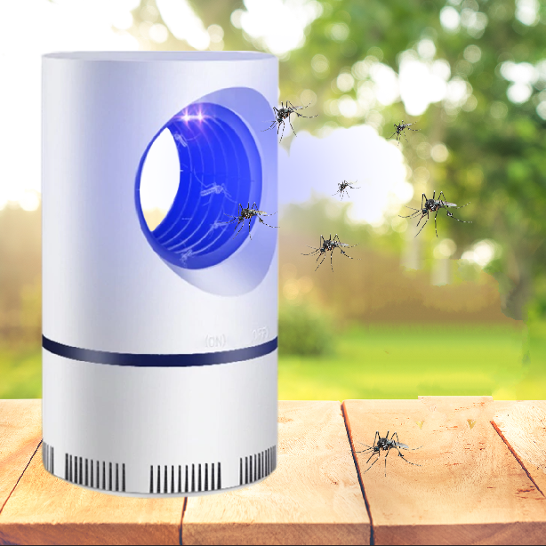 Zelara – Geräuschloser USB-Mückenfalle | Ohne Chemikalien, UV 365nm, Innen/Außen-Insektenabwehr