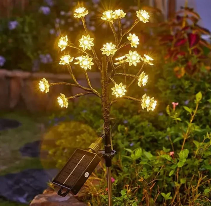 Solarbetriebene Gartenleuchten