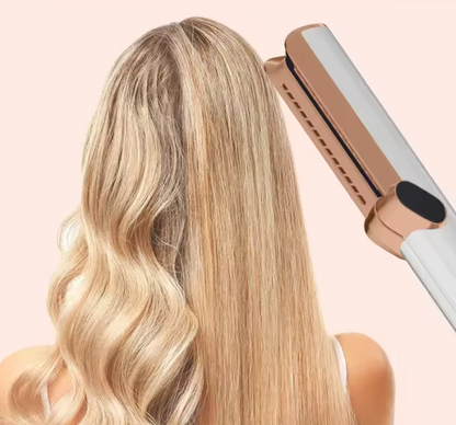 2-in-1-Haarglätter und Lockenstab für Nass- und Trocken Styling