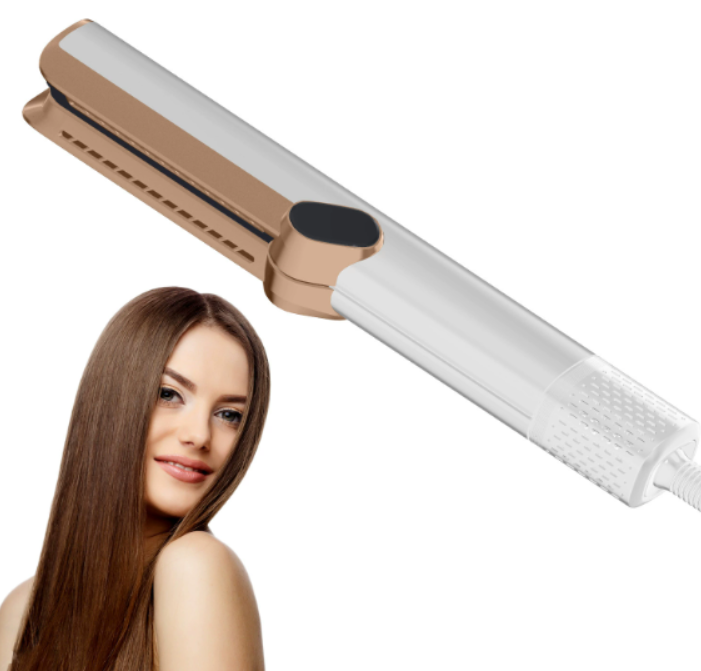 2-in-1-Haarglätter und Lockenstab für Nass- und Trocken Styling