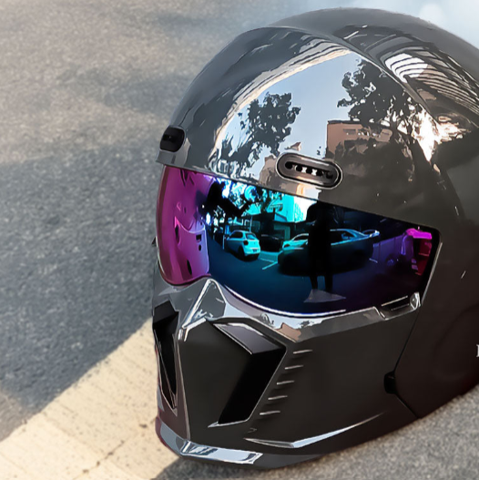 Integralhelm für Motorradfahrer