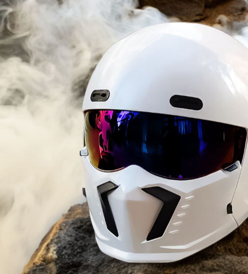 Integralhelm für Motorradfahrer