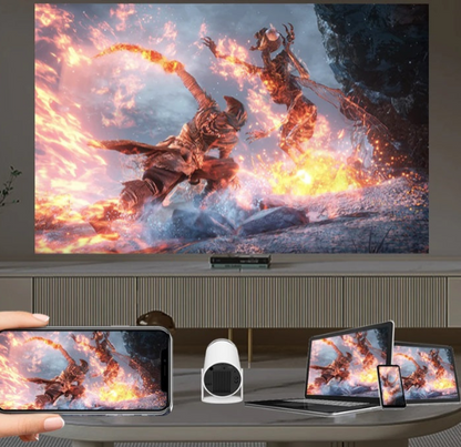 Tragbarer Projektor mit Bluetooth-Konnektivität