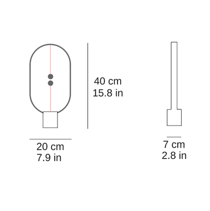 Fortschrittliche Schreibtischlampe mit dimmbarem LED-Licht