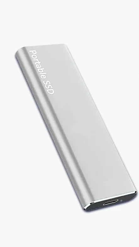 Externes Festplattenlaufwerk 4 To | Ultradünner tragbarer USB-C-Speicher