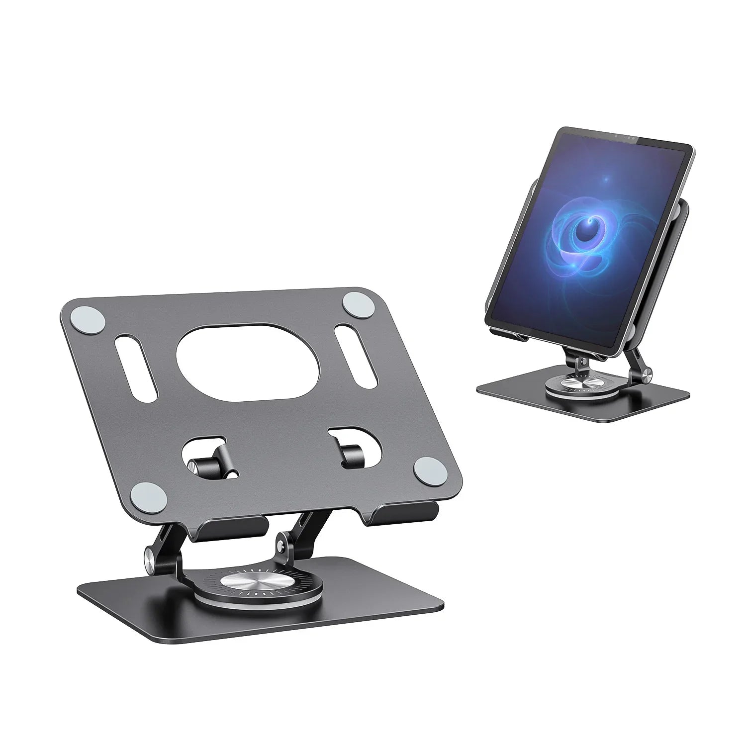 Aluminium verstellbarer Tablet-Ständer 360° schwenkbar für iPad &amp; Samsung
