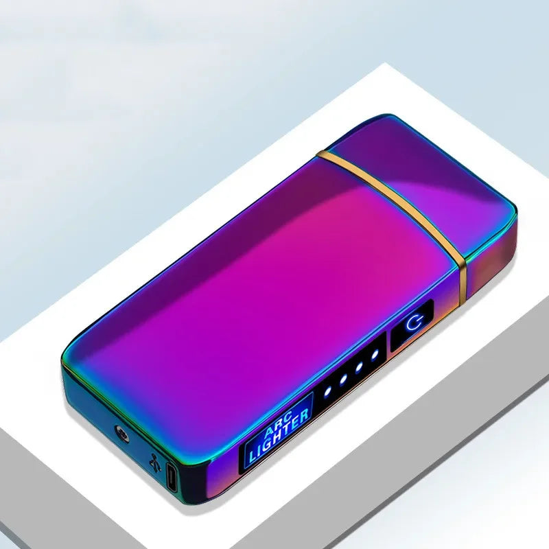 Wiederaufladbares USB-Plasma-Feuerzeug | Doppelte Bogenflamme windresistent