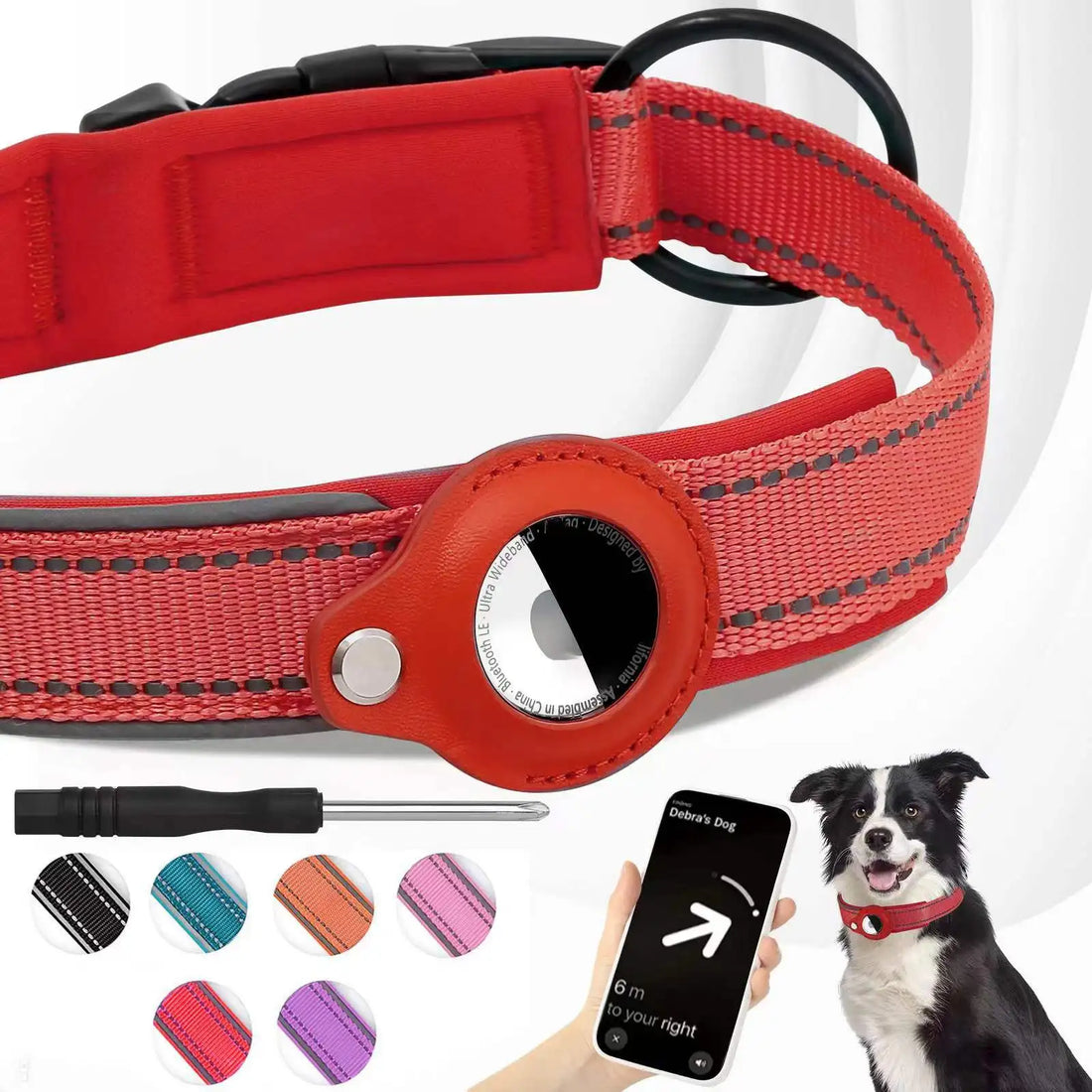 SafePaw – Das stilvolle AirTag Hundehalsband für maximale Sicherheit unterwegs