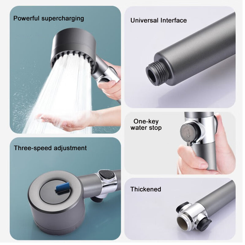 PowerFlow™ Hochdruck-Duschkopf | Mächtiger Duschkopf für maximalen Wasserdruck
