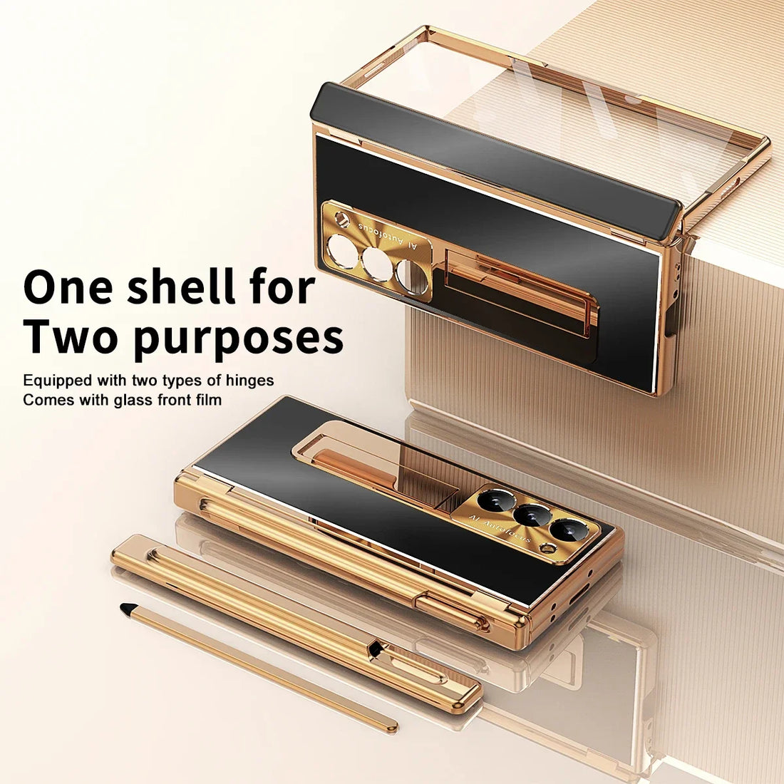Prestige Z Fold 6, 5, 4 Leder S Pen Halteretui