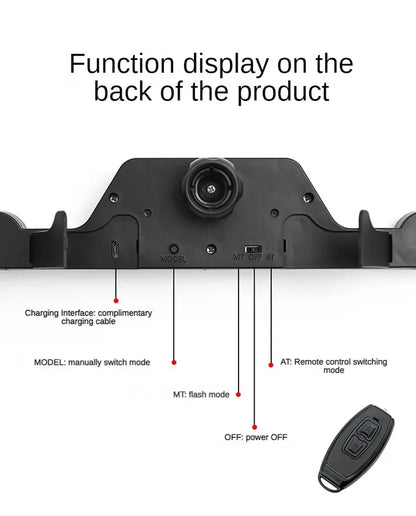 Solar LED Stroboskop Notlicht Anti-Kollisions Warnlampe