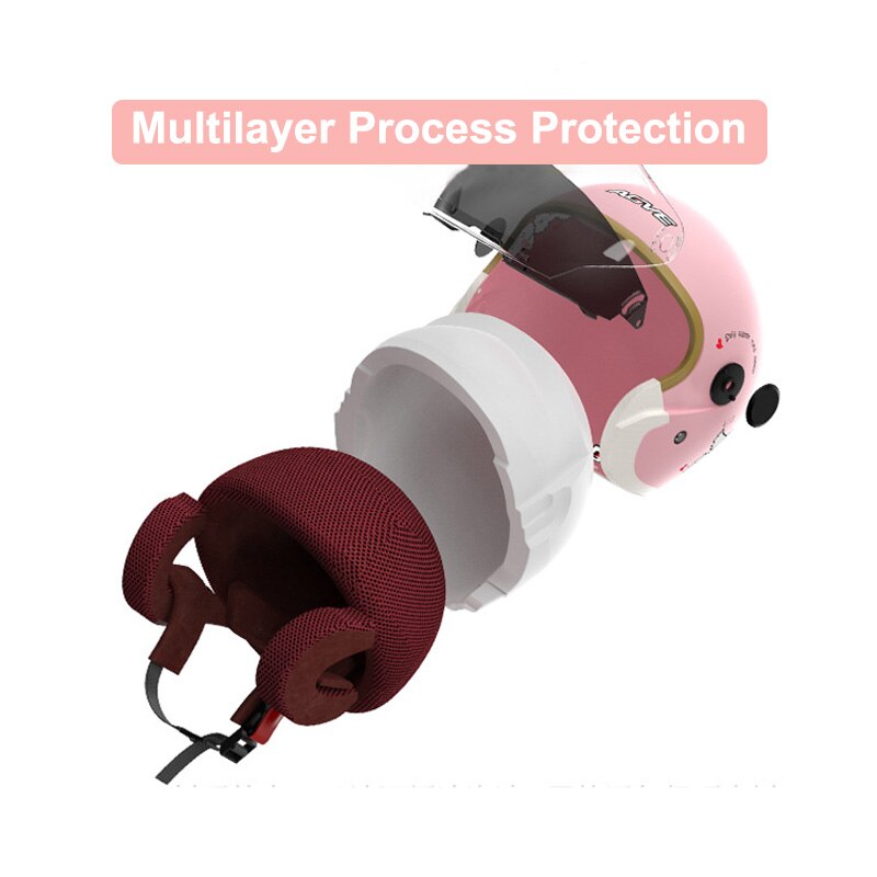 Maximaler Schutz Multi-Layer Biker Defender Helm