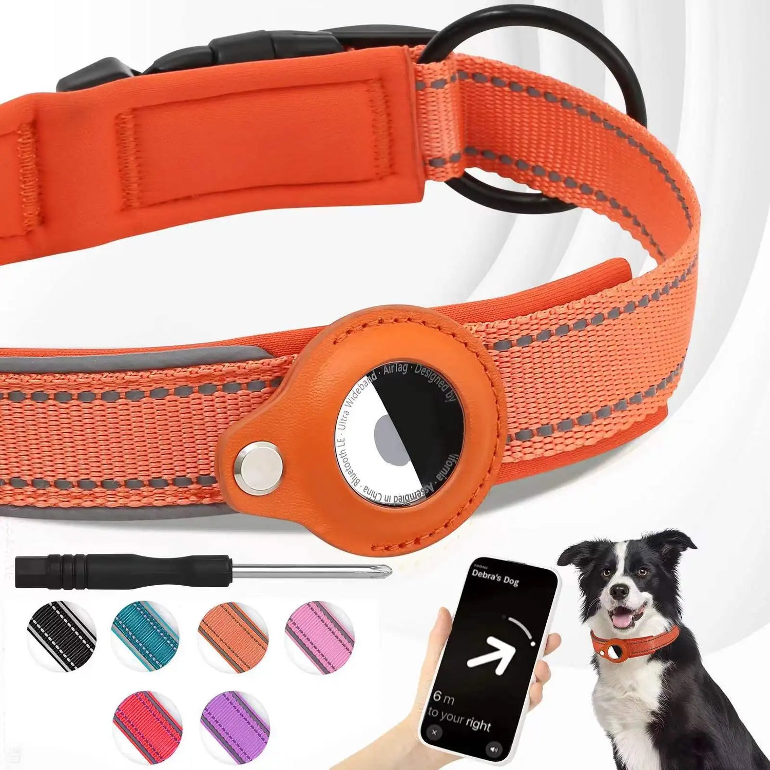 SafePaw – Das stilvolle AirTag Hundehalsband für maximale Sicherheit unterwegs