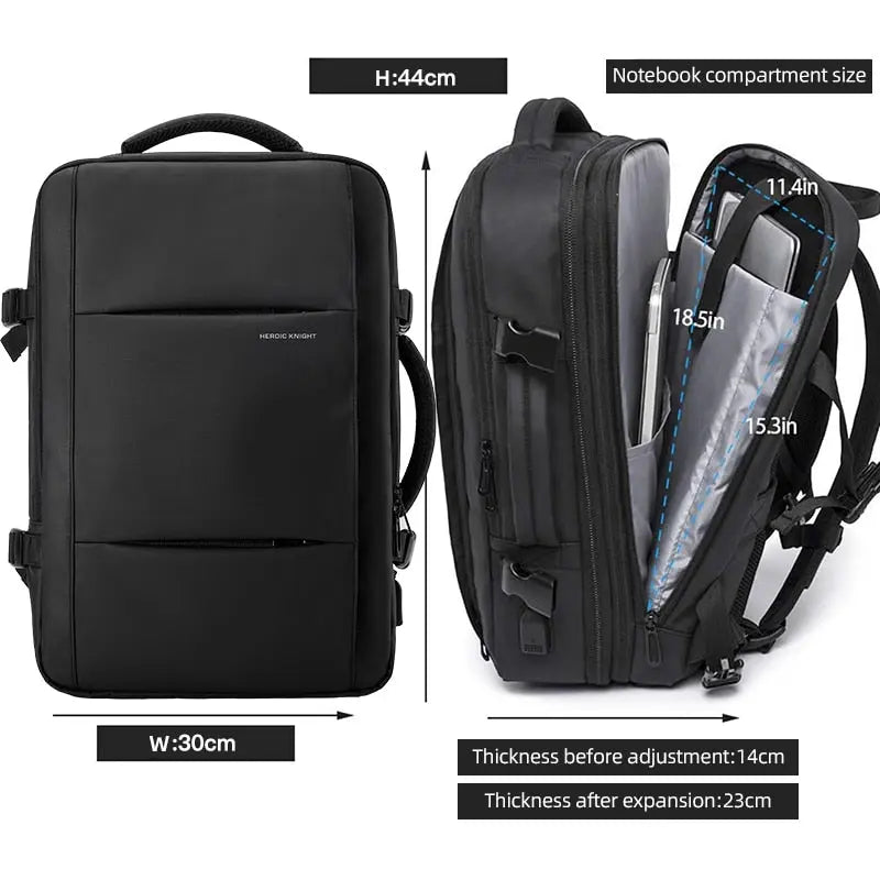 Zelara HK TechGear Collection Reise-Laptop-Rucksack