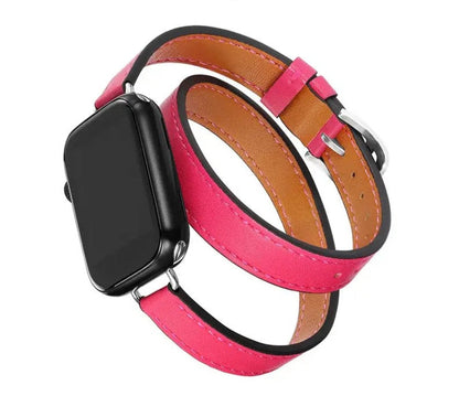 LuxeLeather Wrap-Armband für Apple Watch Series 9 &amp; Ultra 2