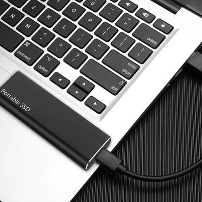 Externes Festplattenlaufwerk 4 To | Ultradünner tragbarer USB-C-Speicher