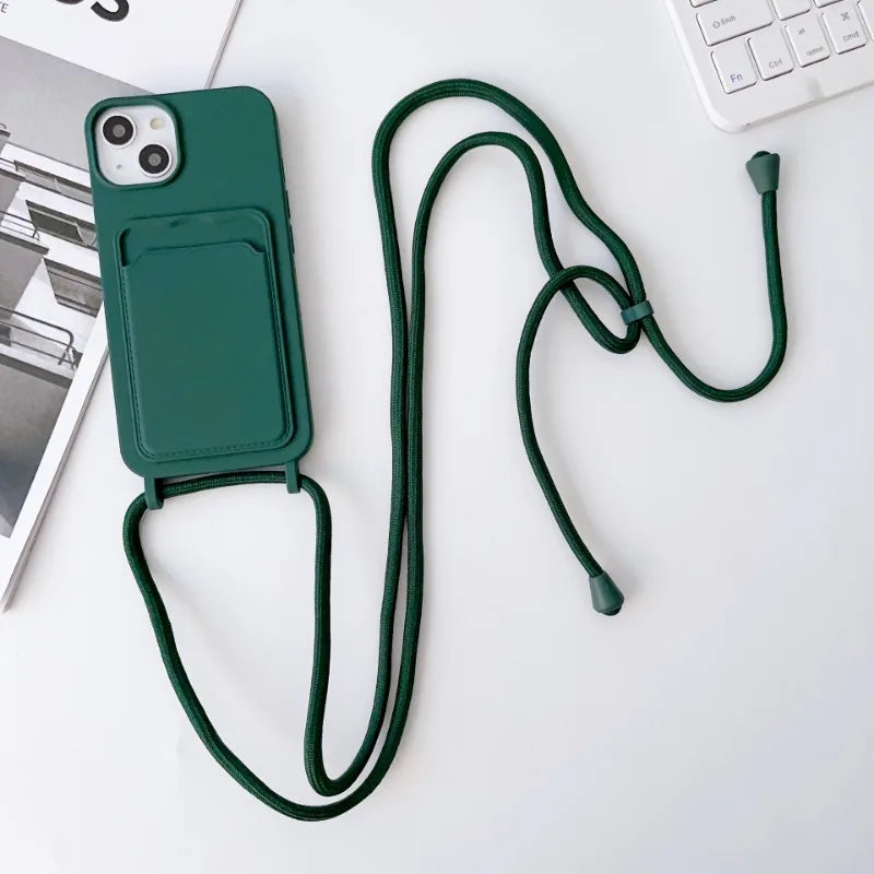 &quot;Rope&quot; - iPhone Crossbody Schutzhülle