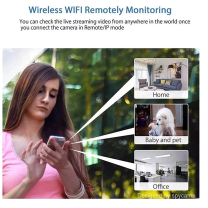 Hochauflösende Mini-Kamera mit WLAN und Nachtsicht