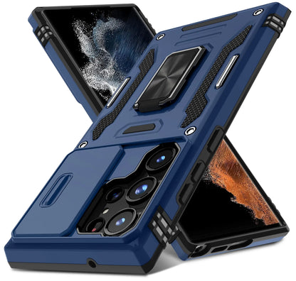 Zelara Rugged Protective Cover Case With Camera Slide Für Samsung Galaxy S24 S23 Plus Ultra Serie