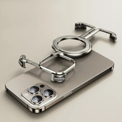 Schockfeste Aluminium MagSafe Haltehülle für iPhone