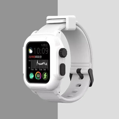 Zelara Wasserdichtes Silikonarmband und TPU-Gehäuse für Apple Watch