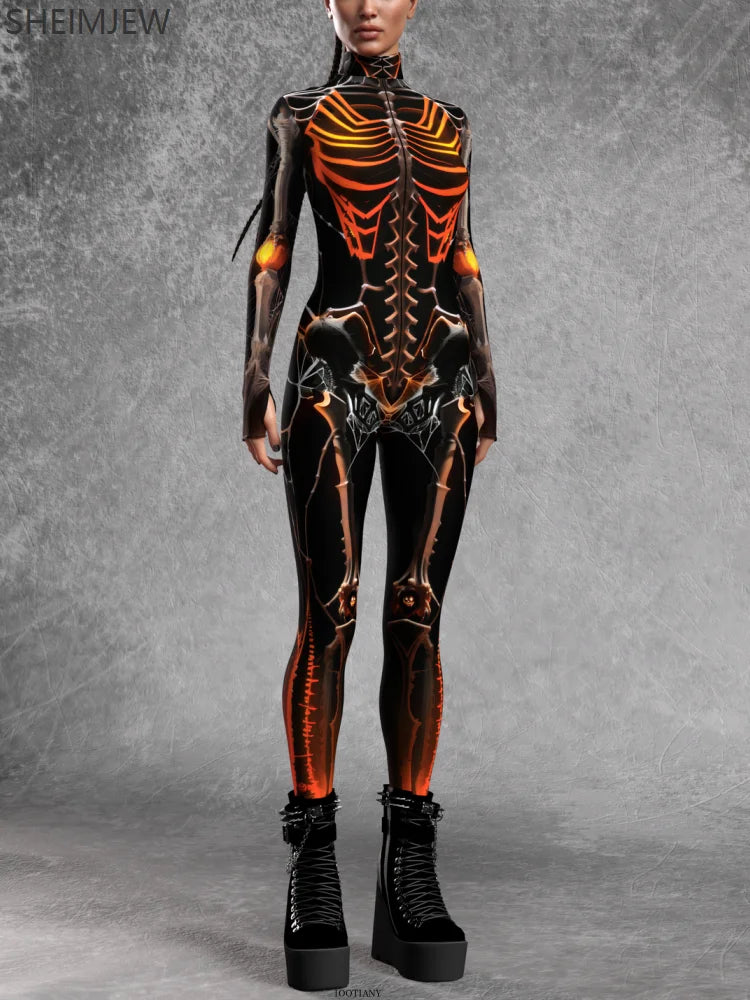 Skelettkostüm | Halloween Kostüm für Kinder und Erwachsene