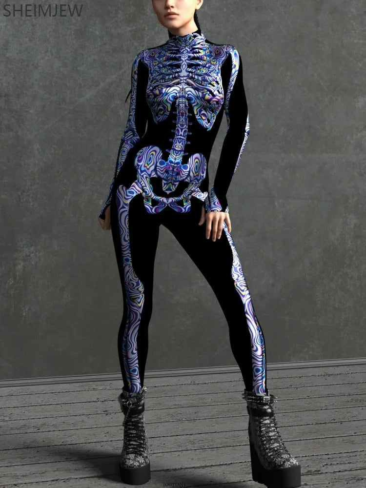 Skelettkostüm | Halloween Kostüm für Kinder und Erwachsene