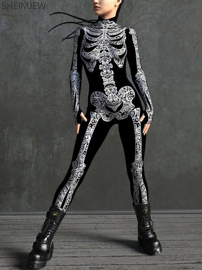 Skelettkostüm | Halloween Kostüm für Kinder und Erwachsene