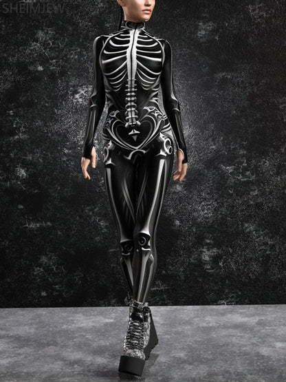 Skelettkostüm | Halloween Kostüm für Kinder und Erwachsene