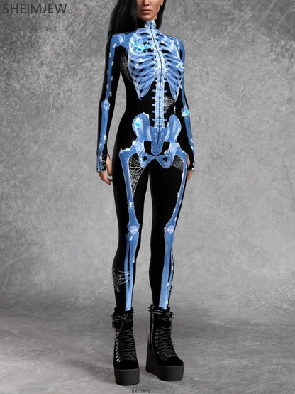 Skelettkostüm | Halloween Kostüm für Kinder und Erwachsene