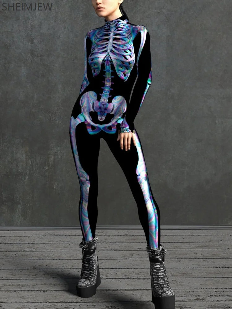 Skelettkostüm | Halloween Kostüm für Kinder und Erwachsene