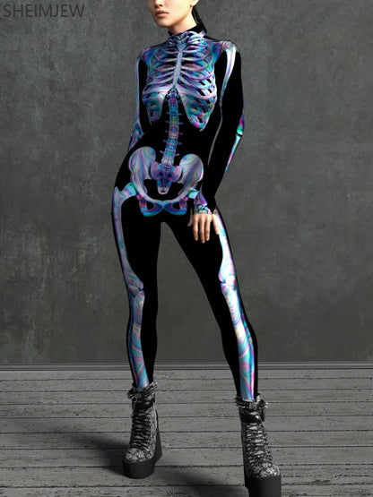 Skelettkostüm | Halloween Kostüm für Kinder und Erwachsene