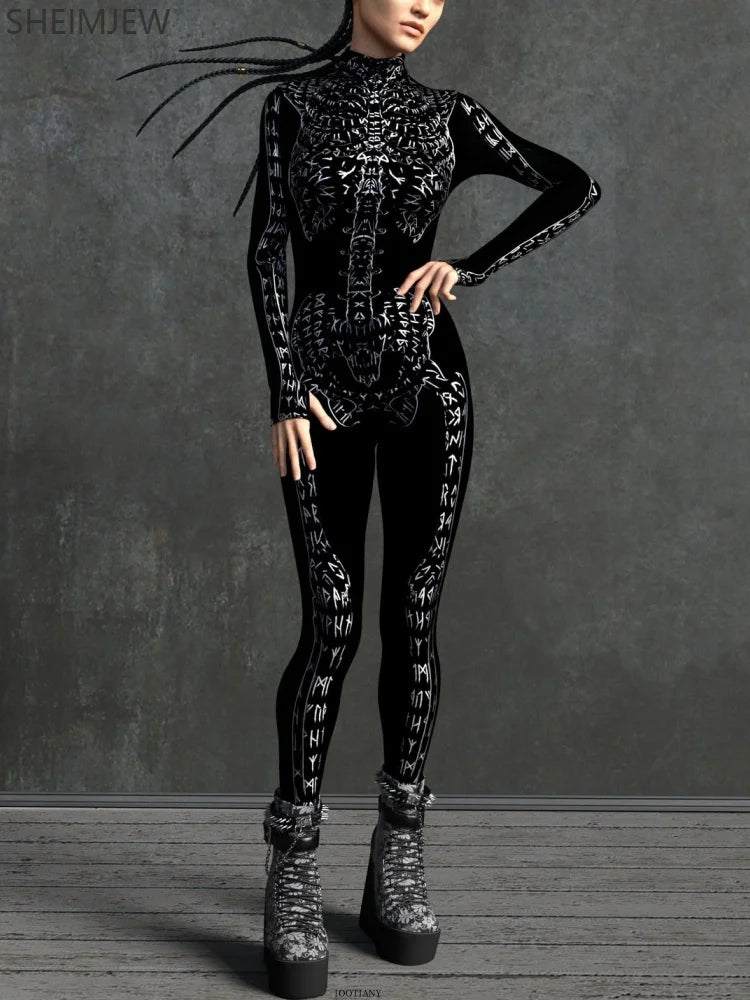 Skelettkostüm | Halloween Kostüm für Kinder und Erwachsene