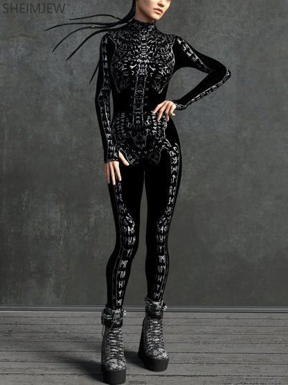 Skelettkostüm | Halloween Kostüm für Kinder und Erwachsene