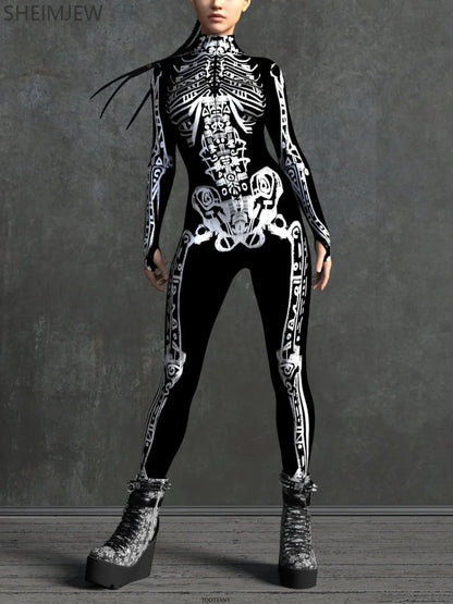 Skelettkostüm | Halloween Kostüm für Kinder und Erwachsene