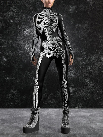 Skelettkostüm | Halloween Kostüm für Kinder und Erwachsene