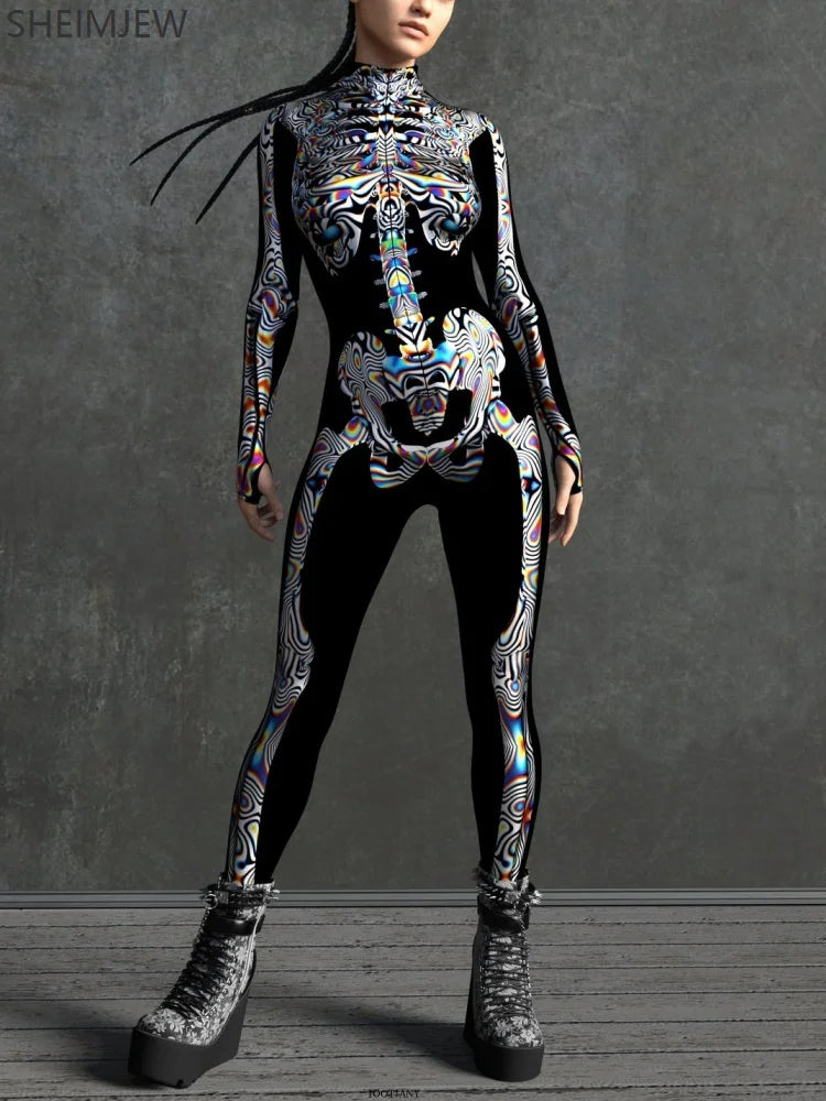 Skelettkostüm | Halloween Kostüm für Kinder und Erwachsene