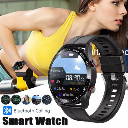1,28-Zoll Smartwatch mit fortschrittlicher Gesundheitsüberwachung, NFC-Zahlungen und Bluetooth-Anrufen